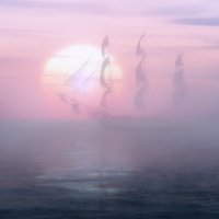 В тумане моря... :: Иван Солонинка