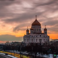 Закат над Москвой :: Андрей Вигерчук