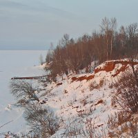 На зимнем берегу :: val-isaew2010 Валерий Исаев