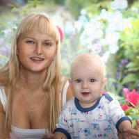 Малыш и  мама :: Rudikovskaya2014 Спиридонова (Рудиковская)