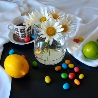 Чай со сладкими камушками. :: Larisa Simonenkova