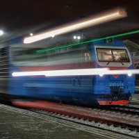 Электровоз ЭП1П-024 с пассажирским поездом №69 Чита - Москва :: Андрей Иркутский