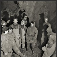 Первый раз мы, начинающие спелеологи, в глубокой пещере. (Карпаты,1964 год) :: Владимир 