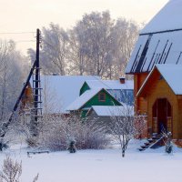 Зима в деревне :: Елена Солнечная