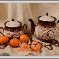 Чай с мандаринками :: Полина Бесчастнова