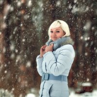 снежный портрет :: Дмитрий Булатов