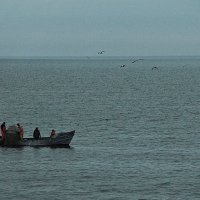 Рыбаки на Финском заливе :: Михаил Лобов (drakonmick)
