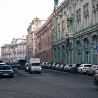 Старая московская улица :: Андрей Кузнецов