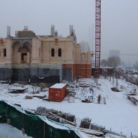Строительство Спасо-Преображенского кафедрального  собора у центральной площади Владивостока.. :: Александр 