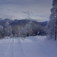 Олимпийские горнолыжные трассы. :: Сергей Бондарь