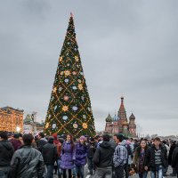 Москва. Красная площадь. 31 декабря 2011 г. Несколько часов до Нового года. :: Евгений Поляков