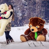 Маша и медведи :: Виктор Дружинин