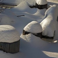 Снег, солнце, тени..... :: Сергей Израилев