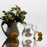 Отражение лимона и розы :: Ирина Приходько