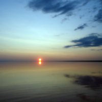 Тихий вечер на озере Эльтон . :: Владимир Чижиков 