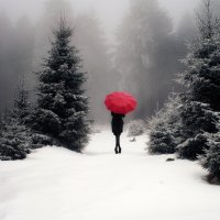 red umbrella :: Yevgeniya Bush 