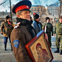 Казак. Москва. Антимайдан. 2015 :: Tatiana Evtushenko