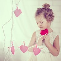 День Святого Валентина для малышки Ульяночки :: Елена Черникова