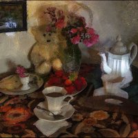 tea party with the bear :: Misha McD