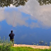 ловля рыбы в облаках :: Galina 