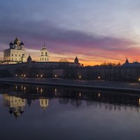 Псковский Собор.Рассвет :: TolyboG (Анатолий) Богаченко