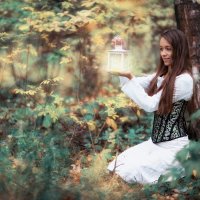 Девушка в сказочном лесу :: Ольга Юрина