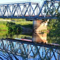 Мост через р. Катым-Еган :: Yuriy 