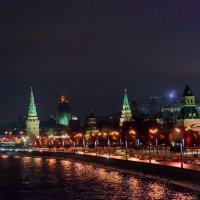 Ночной вид Москвы :: Алексей Шеметьев