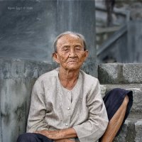 Портрет пожилой вьетнамки, просящей милостыню :: Yuri Brut