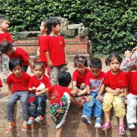 Непал. Детский сад на выгуле :: Елена Познокос