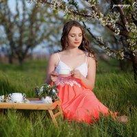 Фотосессия в черешневом саду :: Олеся Шаповалова
