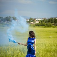 blue smoke :: Alexandra Shkil'naya