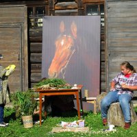 На празднике в доме смотрителя. Рождествено. Лен. область :: Наталья 