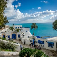 Бело-голубой город. Тунис :: Юлия Лимонова