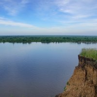 Обь-река. На высоком берегу :: Виктор Четошников