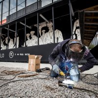 Работа кипит в Музее стрит-арта :: Игнат Веселов