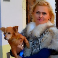 «Дама с собачкой из города Львов» :: Aleks Nikon.ua