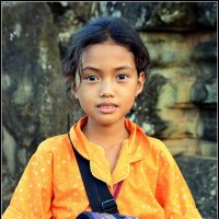 Камбоджа# Портрет девочки :: Дмитрий 