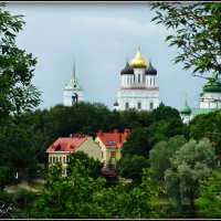 Вид на Троицкий собор от Гремячей башни. Псков. :: Fededuard Винтанюк