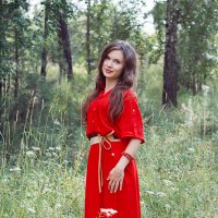 красное платье :: Анастасия Задорова