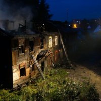 Ночное пожаротушение :: Владимир Бондарев