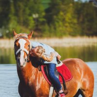Лошадки любят воду :: Иван Архипов