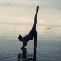 Залив и гимнастика :: Полина 