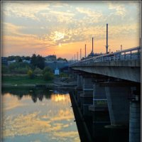 Ольгинский мост...закат :: Fededuard Винтанюк