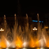 Поющие фонтаны Еревана. :: Сергей Бурлакин