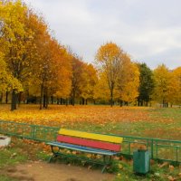 Осенний парк. :: Александр Атаулин
