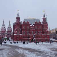 Москва... последний день осени... снег. :: Геннадий Александрович