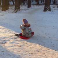 Дети, в отличие от правительства, всегда готовы к приходу зимы :: Андрей Лукьянов