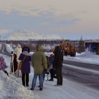 Фото сессия Деда Мороза в Заполярье :: Витас Бенета