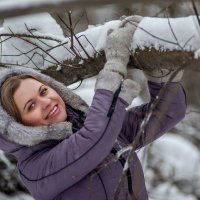 Мария в зимнем лесу :: Виктор Садырин
